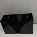 SimplyImagine Acrylic Countertop Paper Towel Holder Dispenser - Black Napkin Holder for Bathroom - Black Paper Towel Dispenser