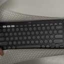 Logitech Pebble Keys 2 K380s, Multi-Device Bluetooth Wireless Keyboard with Customizable Shortcuts, Slim and Portable, Easy-Switch for Windows, macOS, iPadOS, Android, Chrome OS - Tonal Graphite