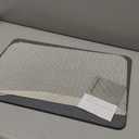 Stone Bath Mat Diatomaceous Earth Shower Mat Non-Slip Super Absorbent Diatomite Stone Bath Mats for Bathroom Floor Quick Drying Natural Easy to Clean(23.6''15.4" Gray) (Line1-grey)