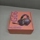 NUBWO Wireless Gaming Headset with Mic for Ps5 Ps4 PC, Zero Interference, 100-Hour Battery All-Day Play, 23ms Sync for Fortnite & Call of Duty/FPS Gamers, Triple Mode All Devices Compatible - Blue