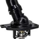 HiSport Engine Coolant Thermostat Housing Assembly - Compatible with Acura TSX 2009-2014 | Honda Crosstour 2013-2015 Accord 2003-2012 Element 2003-2011 - Replace 19301RAAA02