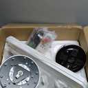 TCL Ceiling Fans with Lights, 52 Inch Low Profile Ceiling Fan with Light and Remote Control, Flush Mount, DC Reversible Motor, Noiseless, 6 Speeds Ceiling Fan for Bedroom (White)