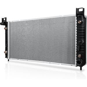 DWVO 34'' Core Radiator Compatible Compatible with Chevy Silverado Suburban GMC Yukon Sierra Tahoe Escalade Hummer H2 4.3L 4.8L 5.3L 6.0L 6.2L V8 DWRD1001
