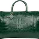 Tote&Carry Apollo 2 Vegan Leather Duffle Bag, TSA-Approved Carry-On for Men & Women, Gold Hardware Weekender for Travel, Gym, or Overnight Use, XL