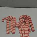 12 Pcs 6 Inch Rustic Christmas Candy Cane Farmhouse Christmas Candy Cane Vintage Red and White Striped Xmas Tree Ornaments Dining Table Fireplace Garland