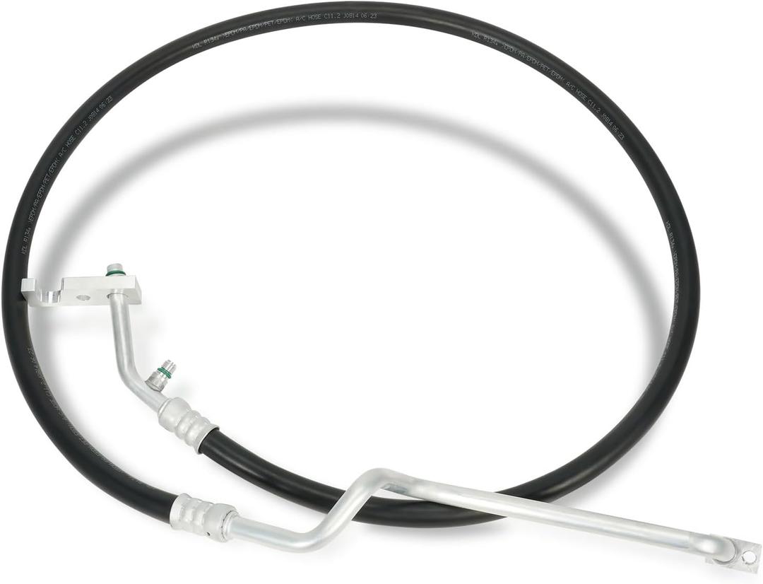 F50-6242-1475 HP Discharge AC Line Compressor to Condenser Hose Assembly Compatible with Peterbilt Kenworth Trucks, Replace 09-1406 683-T9379 T9379 683-2648