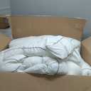 5 Inch Memory Foam Mattress Topper Queen, 2000GSM Shredded Memory Foam Pillow Top, Back Pain Relief & Plush Support, Extra Thick & Breathable, Master Bedroom Favorite