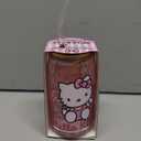 Silver Buffalo Sanrio Hello Kitty Waving Pink Glass Jar Tumbler with Bamboo Lid and Glass Straw, 16 Ounces
