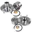 KUSATEC BR930568K 2pcs Front Wheel Bearing and Hub Assembly Compatible with 2004-2017 for Toyota Avalon Camry Highlander Solara,2004-2013 Lexus ES330 ES350 RX330 RX350 RX400h, 5 Lug Bolts Without ABS