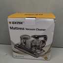 Mattress Vacuum Cleaner, 16kPa Bed Vacuum Cleaner with 253.7nm UV-C Light, Ultrasonic & 140 Heating, Dual Cup & Widen Suction Port Handheld Vacuums for Bed, Sofa, Couch, Crib (500W, Corded) (Silver)