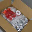 Nuogo 100 Pack 1.5oz Mini Hexagon Glass Jars Bulk for Wedding Small Honey Jars with Lids for Spice Canning Mason Gifts Candy Honey Wedding Party Favors DIY Crafts(Silver)