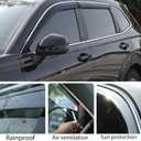 Window Visors Rain Guards for Honda CRV 2023 2024 All Weather Durable Vent Window Visors,Window Wind Deflectors Vent Shades for CRV - 4pcs