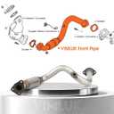 409SS Exhaust Flex Pipe & Exhaust Front Pipe - Direct Replacement for 2013-2018 Buick Encore 1.4L & 2015-2019 Chevy Trax 1.4L Replacement with 42686958;42444445; 95437532; 25950867(VK-52572)