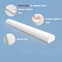 2 Pack Bed Bumpers, Foam Bed Bumpers, Bed Rail Bumpers with Washable Cover, Bed Guard Rails