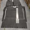 3W Floor Mats for Toyota Sienna 2021-2026 8 Seat LE/XLE, TPE All Weather Custom Fit Floor Liner for Toyota Sienna 1st, 2nd and 3rd Row, Black (Only for 8 Passenger)
