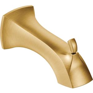 Moen 161955BG Voss Collection 1/2-Inch Slip Fit Connection Diverter Tub Spout, Brushed Gold