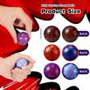 Civaner 24 Pcs Spider Party Favor, 1.57'' Spider Web Stress Ball Sensory Fidget Toys for Kids Birthday Decorations Game Supplies Goodie Bags Stuffers Easter Basket Filler Classroom Gifts (3 Style)