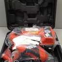 Electric Car Jack Kit 5 Ton 12V Floor Jack with Impact Wrench and Tire Inflator Pump Portable Hydraulic Car Jack for SUV Sedans Tire Change with LED Light, Lifting Height 6 to 17.7 Inch