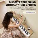 Donner OURA DDP-60 88 Key Digital Piano: Full Size Keyboard, Sensitive Touch, 8 Reverbs, Recording, 128 Voices. Includes Three Pedal, Electric Piano Keyboard for Beginners