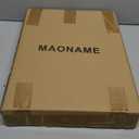 MAONAME Acrylic Serving Tray with Handles, 16"X12" Rectangular Clear Tray, Ottoman Decorative Trays, Coffee Table Trays for Countertop, Living Room, Office