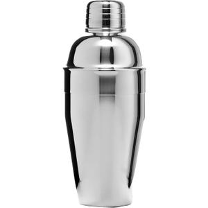 Franmara 8405-BX 12 Ounce Stainless Steel Cocktail Shaker Set with Smooth Chrome Design