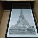 upsimples 11x22 newspaper frame, Display Pictures 10x20 with Mat or 11x22 Without, Wall Hanging Photo Frame, Black, 1 Pack