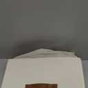 StorageWorks Storage Basket with Lid, Decorative Storage Boxes with PU Handles, Stackable Fabric Storage Bins for Closet, Shelves, Ivory, Large, 3-Pack