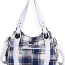 Angel Barcelo Purses for Women Soft PU Leather Shoulder Bag Crossbody Purse and Handbags (1b-blue)