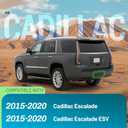 Rear Trailer Hitch Cover w/Knobs Compatible with 2015-2020 Cadillac Escalade/ESV Replacement for 84410295 Tow Hole Cover Panel Plastic(PP+TD20) Black