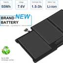 A1466 A1405 battery replacement for MacBook Air 13 inch A1466 (Mid 2012,Mid 2013,Early 2014, Early 2015,2017) A1369(Late 2010, Mid 2011 Version) 7200mAh,fits A1496 A1405 A1377 [Upgraded 3.0]