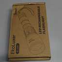 3Pack Rechargeable Flashlights High Lumens, Super Bright Flashlight with LCD Digital Display, 5Modes Adjustable LED Flashlight Tactical Flashlights High Powered, Flash Lights for Emergency