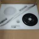 Ceiling Fans with Lights,52 Inch Low Profile Ceiling Fan with Wall Control and Remote Control,Dimmable,Flush Mount Ceiling Fan with Noiseless DC Reversible Motor for Bedroom Indoor Use (White)