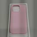 GONEZ Magnetic for iPhone 16 Pro Case, Compatible with MagSafe, [Screen Protector + Camera Lens Protector], Silicone Shockproof Anti-Scratch Protective Phone Case 6.3 Inch, Pastel Pink