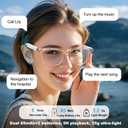 Ai Smart Glasses Bluetooth 5.4 with Translation for Men Women 160+Languages Color-Change Lens Chat GPT Assistant Free App Translator Glasses Meeting,Driver,Travel