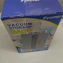 16 Combo Vacuum Storage Bags with Hand Pump, 4 Jumbo + 4 Large + 4 Medium + 4 Small Plastic Packaging Bags, 80% Space Saver Vacuum Seal Bags for Clothing, Travel Lugggage, Blankets, Comforters