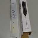 Bonsenkitchen Powerful Milk Frother for Coffee, Fast Handheld Drink Mixer with Stainless Steel Whisk, Battery Operated Hand Frother Stirrer Wand-Black