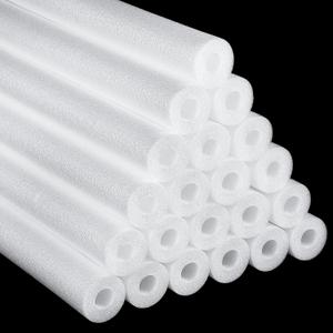 Sratte 30 Pcs Pool Noodles Bulk Jumbo DIY Decorations Heavy Duty Large Foam Swim Water Foam Hollow Noodles for Swimming Floating Craft Projects(White,39 Inch, 2.36 Inch)