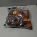 5 Pcs Halloween Animal Lion Costume Set, Ears Headband Tail Bow Tie Tutu and Animal Face Sticker for Women Girls Cosplay