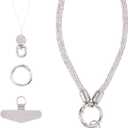 Long Pond Designer Cell Phone Wrist Strap, Anti-Lost Lanyard Wristlet Charm for iPhone 17 Pro Max&Most Cellphones, Detachable Bracelet