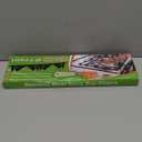 Stainless Steel Stove Gap Covers, Stove Gap Filler, Range Trim Kit, Stove Gap Guards, Heat Resistant and Easy to Clean, Easy retractable Length 13.8" to 27.5", Width 0.79",Black(2PCS)