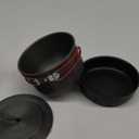 2 Piece Backpacker Hard-Anodized Cook Set - Camping Cookware with Carrying Bag