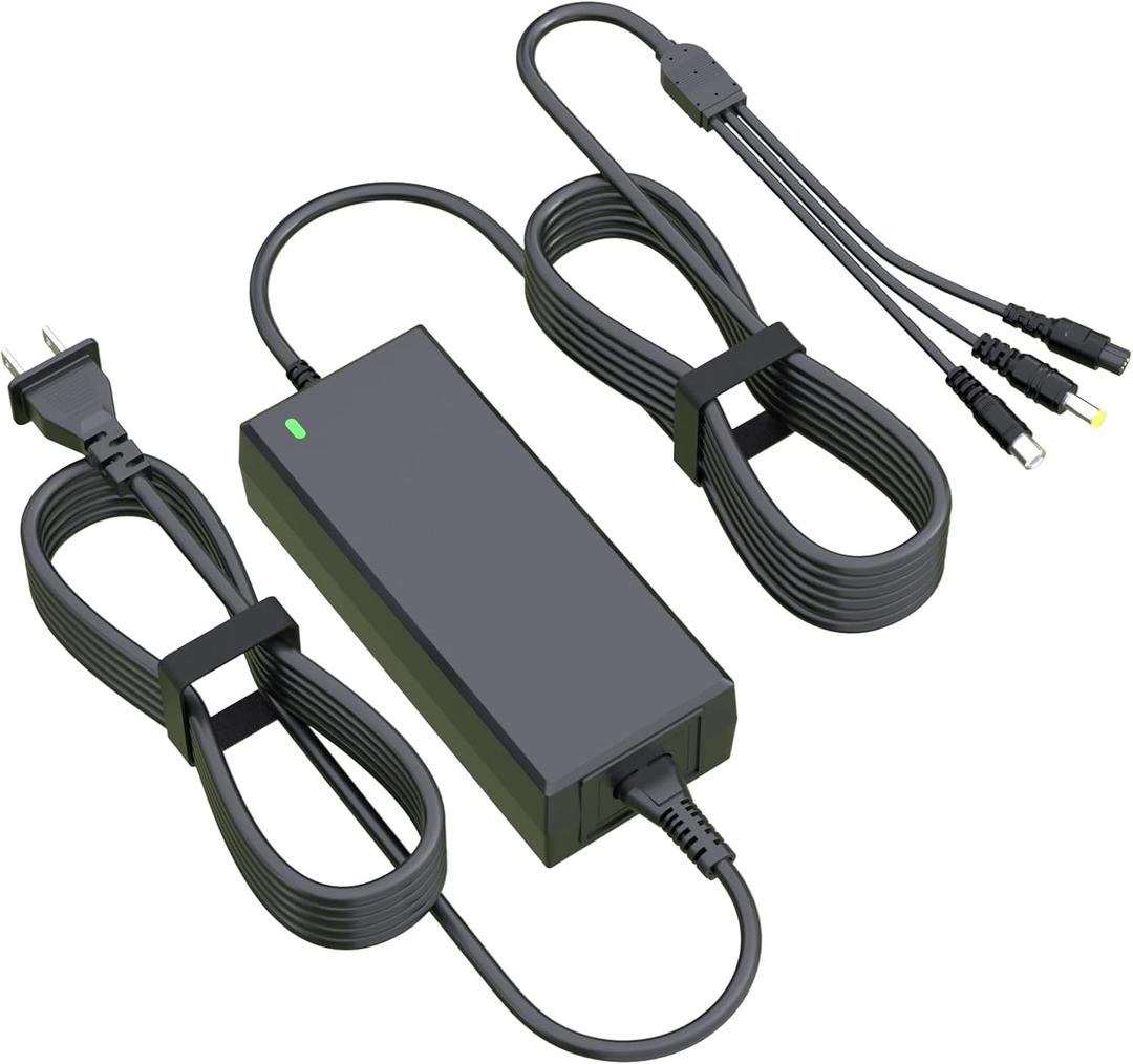 (3 in 1) 42V 2A Charger for 36V Lithium Battery Charger Compatible with Gotrax, Hiboy, Segway Ninebot, Razor,Jetson