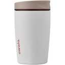 Owala SmoothSip Slider Insulated Stainless Steel Coffee Tumbler, Reusable Iced Coffee Cup, Hot Coffee Travel Mug, BPA Free 12 oz, Vanilla Bean