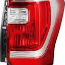 Halogen Tail Lights Assembly Compatible with 2018 2019 2020 2021 Ford Expedition XL XLT Rear Brake Lamp With Wire Harness and Bulbs JL1Z13404G JL1Z-13404-GCP Passenger Side