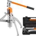 VEVOR Hydraulic Gear Puller, 15 Ton Max Capacity Wheel Bearing Pulling Separator, 2 or 3 Jaws Puller, Vertically and Horizontally, 12" Jaw Hydraulic Puller with Case for Pulling Hubs