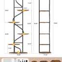 Hongsane Plant Stand Indoor with Grow Light,60 IN Tall Plant Shelf w/ 4-Head Full Spectrum Grow Lights,Corner Plant Stands for Multi Plants,6 Tiered Plant Holders,Metal Plant Shelves for Home Office
