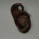 Hair Topper, 360 3D Hair Toppers for Women with Thinning, 18 Inch Long Pieces for Women Clip in Wispy or Side Bangs(Dark Brown with High lights, 3D Wispy Bangs)