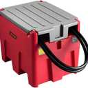 VEVOR Transfer Tank, 58 Gallon Capacity & 12V Electric Transfer Pump, Fuel Tank with 10 GPM Flow Rate and 13.1ft Rubber Hose, PE Transfer Tanks for Easy Fuel Transportation, Red