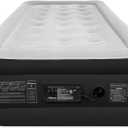 SoundAsleep Products Dream Series Luxury Air Mattress, ComfortCoil Technology, Built-in High Capacity Pump for Home, Camping- Double Height, Adjustable, Inflatable Blow Up, Portable - Twin Size