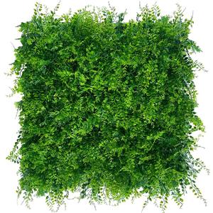 Greenery Faux Grass Wall Backdrop: 20"x20" (24P) UV-Anti Artificial Green Boxwood Panel for Patio Balcony Privacy & Ivy Fence Covering Privacy, Garden, Backyard Wall Backdrop Decor
